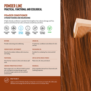 CONDICIONADOR EN POLVO - Condicionador en polvo práctico, funcional y ecológico que limpia y nutre el cabello, Hecho en Italia - Product Image 2