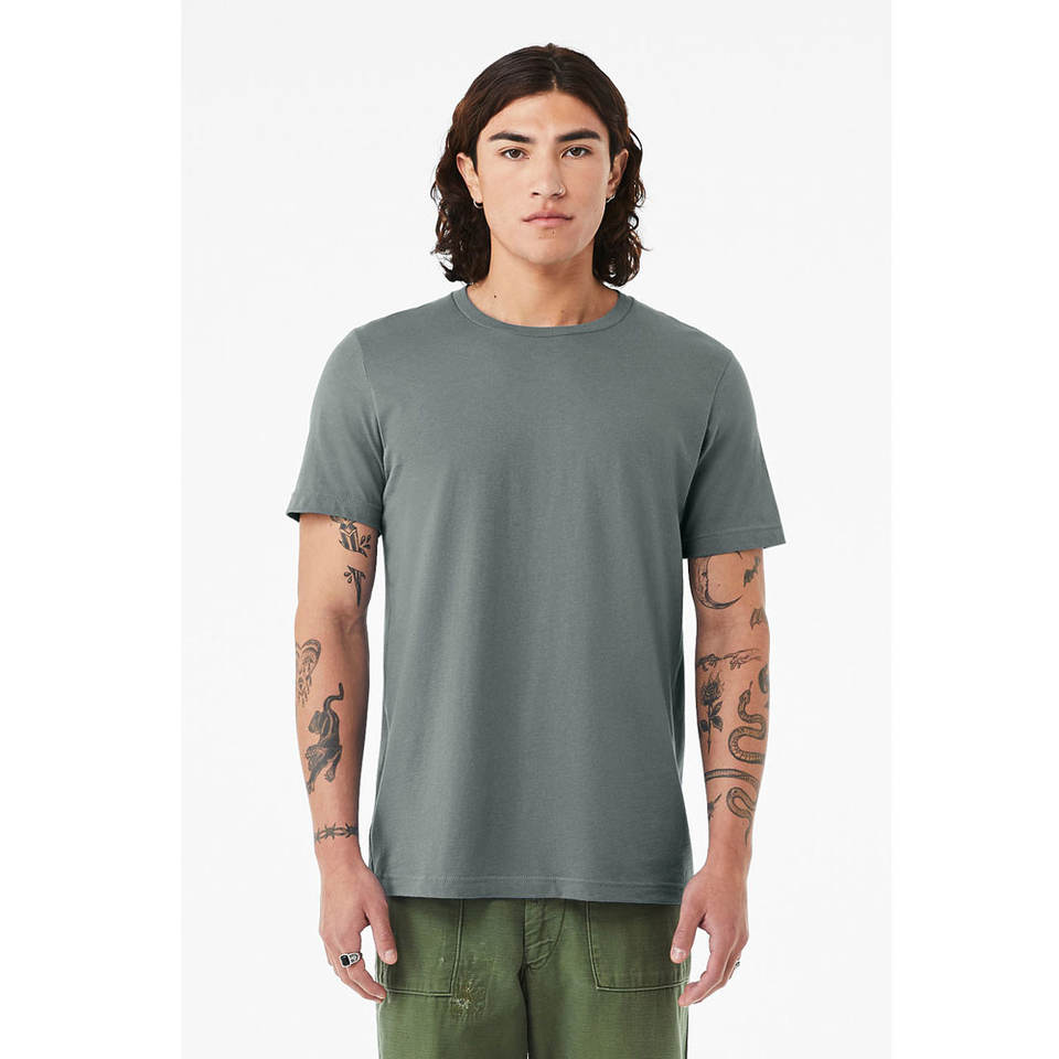 Bella + Canvas 3001 Unisex Jersey Tee 100% Airlume Combed and Ring-spun Cotton, 32 Singles, 4.2 Oz. Breathable t Shirts