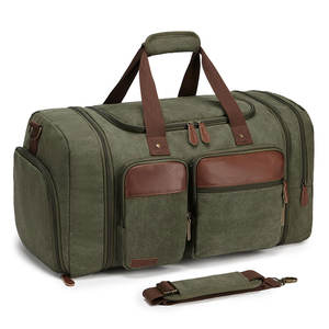 Sac de voyage en cuir fait main personnalisé de qualité supérieure, nouveau design, pour le sport et les voyages en plein air, avec doublure en polyester, vente en gros d'usine - Product Image 2