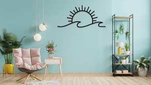 Arte de pared de Metal moderno, arte de pared de Metal de estilo de lujo moderno, decoración de pared grande, decoración minimalista para el hogar, regalo del Día de la madre - Product Image 2