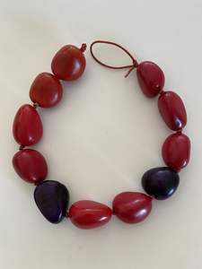 Collier en perles de résine faites à la main Craft Exim, bijoux de mode haut de gamme, élégant pour femmes, à porter en toutes saisons, idéal pour les fêtes, cadeau, exportation - Product Image 2