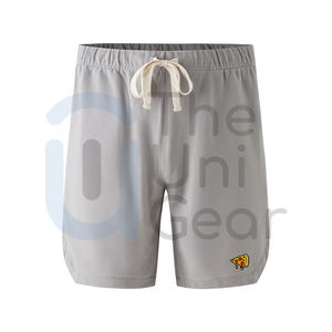 Pantalones cortos informales para hombre, ropa de calle transpirable, diseño impreso personalizado, cintura media, Parte delantera baja sólida, cantidad mínima de pedido OEM - Product Image 4