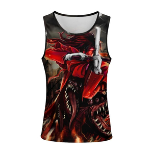 Custom Sublimation Sport <b>Gym</b> <b>Vest</b> 100 Polyester Quickly Dry <b>Men</b> Running Sublimated Tank Top <b>Vests</b> - Product Image 2