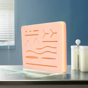 Khâu Pad bền, tái sử dụng khâu Pad cho sinh viên đào tạo chất lượng cao Silicone Pad với da thực tế cảm thấy & vết thương dụng cụ phẫu thuật - Product Image 2
