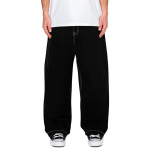 กางเกงยีนส์ขาตรงขากว้างสำหรับผู้ชาย, กางเกงยีนส์ลำลองทรงหลวมใส่ได้ทั้งชายและหญิง - Product Image 1