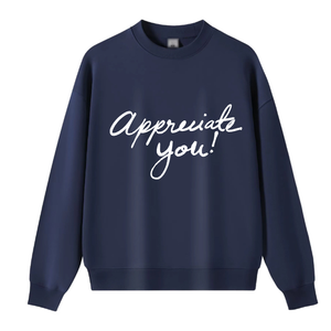 Sweat-shirt à col rond en molleton pour homme, printemps-automne, ample, manches longues, 100% coton, anti-boulochage, logo frontal, ODM, 420g - Product Image 6