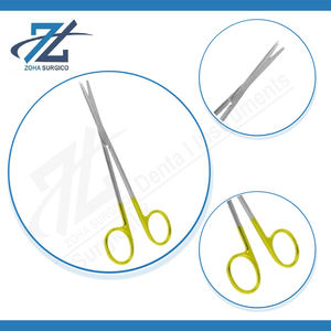 Tijeras de vestir Manual de acero inoxidable Inserto duro Blunt 165mm Instrumentos quirúrgicos Reutilizables Fabricante de Pakistán - Product Image 4