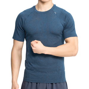 Camiseta de Compresión Deportiva de Manga Corta, Ligera, de Secado Rápido, Transpirable, de Poliéster, para Entrenamiento - Product Image 1