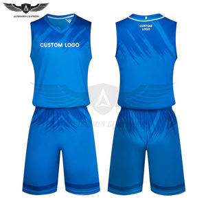 En bleu avec contraste de couleur blanche Taux de gros imprimé sublimé de la plus haute qualité Service OEM Uniforme de volley-ball pour hommes - Product Image 4
