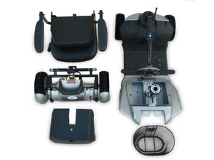 ESCOTY Scooter électrique de mobilité compact et léger à 4 roues en acier, portable, avec garantie de 12 mois - Product Image 2