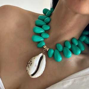 Collier ras du cou en cristal de perles Sodalite 8mm fait main bijoux artisanaux en pierre Sodalite naturelle - Product Image 2