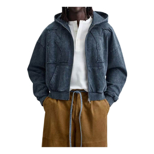 Chándal 100% Algodón Lavado Ácido Calidad Premium Ropa Casual Elegante Ropa Urbana de Moda Cómoda Transpirable Ropa Deportiva - Product Image 4