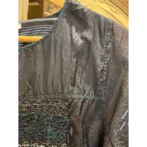 Neel 08 - Vestido Boho Chic Indigo con Tirantes Finos, Estampado Floral, Cintura Natural, Transpirable, 100% Algodón, Talla Única para Primavera, Disponible en XL - Product Image 6