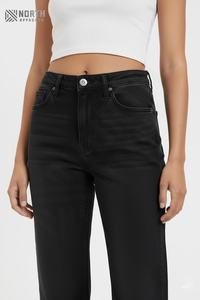 Jeans en denim pour hommes de grande taille, décontractés, amples, à séchage rapide, en coton, couleur personnalisée, logo, qualité supérieure, vente en gros, automne-hiver 2025 - Product Image 5