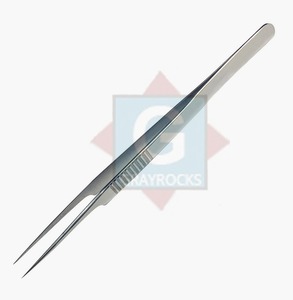 Pinzas de pestañas de acero inoxidable reutilizables de alta calidad, herramienta de extensión de pestañas con logotipo personalizado - Product Image 3