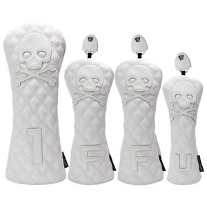 Housse en bois pour conducteur Fairway Hybrid Protector Set PU Leather Soft Durable Custom Golf Head Covers - Product Image 1