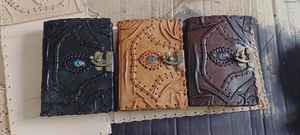 Diario de cuero hecho a mano de ágata hecho a medida con encanto rústico Ideal para regalar y viajar o uso personal - Product Image 5