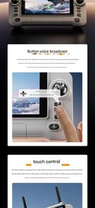 โดรน M24 แบบไร้แปรงถ่าน พร้อมฟังก์ชันปล่อยสิ่งของทางอากาศ ถ่ายวิดีโอความละเอียด 1080p FHD ควบคุมระยะไกล สำหรับการถ่ายภาพทางอากาศ (เวลาบิน 21-30 นาที) - Product Image 4