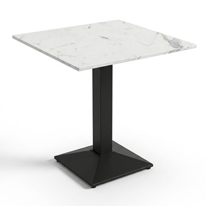 Muebles Modernos para Restaurantes y Hoteles con Diseño Personalizado, Tablero de Mesa de Laminado de Alta Presión (HPL) de 70x70 80x80 - Product Image 1