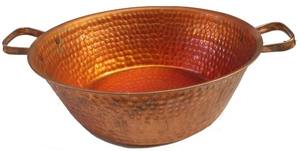 Grand bol de spa écologique en cuivre poli pour salles de massage Pédicures Detox Soaks Home Wellness Party Use - Product Image 2