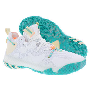 Adidas Harden Vol. 6 Zapatos Unisex Color: Calzado Blanco/Tono Crudo/Naranja Brillante 100% Auténtico - Product Image 5