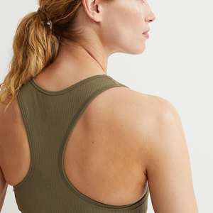 Soutien-gorge de sport à bretelles respirant pour femmes pour la course à pied, le yoga et les entraînements actifs - Product Image 4