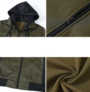 Sweats à capuche pull de haute qualité pour hommes anti-boulochage respirant séchage rapide anti-rides fabrication durable sweats à capuche pour hommes - Product Image 3