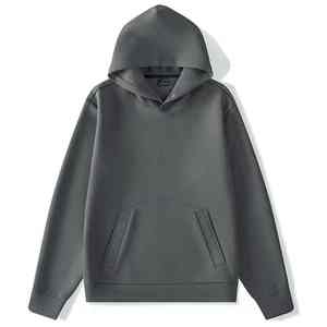 Personnalisé de qualité supérieure 100% coton écologique respirant printemps automne hiver rue Hip Pop style uni pull pour hommes - Product Image 5