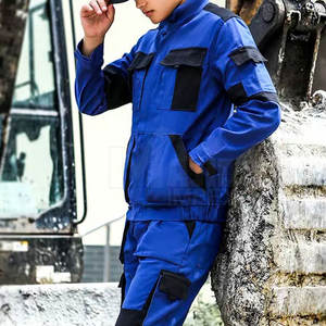 ชุดทำงานผ้าฝ้าย ชุดป้องกันความปลอดภัย ชุดยูนิฟอร์มแบบสั่งตัด ชุดทำงาน - Product Image 4