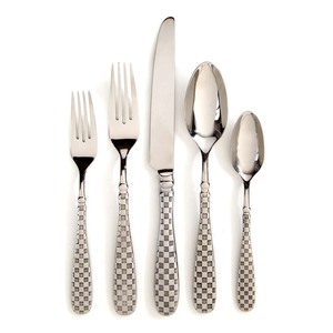 Diseño moderno, venta al por mayor, cuchillo de boda real, tenedor, cuchara, cubiertos de acero inoxidable, juego de cubiertos plateados para compradores a granel - Product Image 4