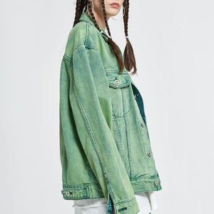 Vente chaude Top Qualité Femmes Denim Veste 100% Original Coton Anti-rétrécissement À Séchage Rapide Denim Veste À La Mode Denim Veste - Product Image 5