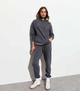 Traje deportivo de moda 2025 de alta calidad, sudadera de lana con capucha de lana suelta, sudaderas con capucha para hombre, sudadera personalizada - Product Image 5