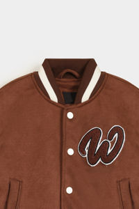 เสื้อแจ็คเก็ตแขนยาวเสื้อโค้ทฤดูหนาวเสื้อแจ็คเก็ตเบสบอลเลตเตอร์2025สไตล์มหาวิทยาลัย - Product Image 2