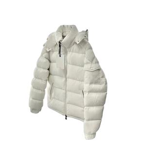 Hiver Femmes Hommes Shiny Puffer Jacks troué occasionnel Manteaux en duvet de canard Haute Qualité Homme Extérieur sûr Vestes chaudes - Product Image 4