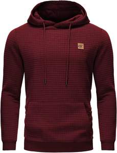 2025 hombres Casual moda Joker sublimación pulóver Sudadera con capucha mejor calidad divertido de gran tamaño transpirable diseño sólido patrón OEM - Product Image 2