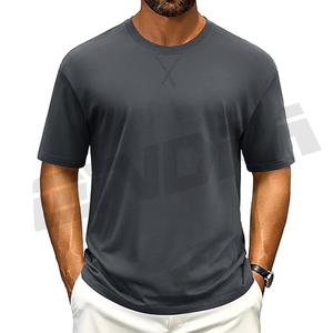 T-shirt de sport pour homme à manches courtes, séchage rapide, coupe classique, respirant, pour l'entraînement en salle et en extérieur, été - Product Image 5