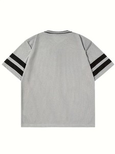 Maillot de football américain vintage personnalisable, streetwear urbain, séchage rapide, 100% polyester, maille respirante, antibactérien, personnalisé - Product Image 2