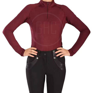 เสื้อขี่ม้าของผู้หญิงผ้าสแปนเด็กซ์ระบายอากาศได้ดีน้ำหนักเบาเป็นมิตรต่อสิ่งแวดล้อมสินค้าใหม่ - Product Image 1