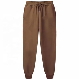 Pantalon de jogging personnalisé en coton polaire pour hommes pantalon de jogging brodé vierge surdimensionné en éponge française bouffée d'impression pantalon de survêtement baggy pour hommes - Product Image 5