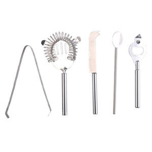 Ensemble de shaker à cocktails élégant en acier inoxydable pour la cuisine, le bar à domicile et l'organisation de fêtes - Product Image 4