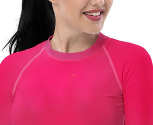 Wholesale <b>Women</b> <b>Rash</b> <b>Guard</b> New Design Breathable Easy Wear Top Trending Hot Selling Durable Cheap Rate UPF50 Sun Protection - Product Image 4