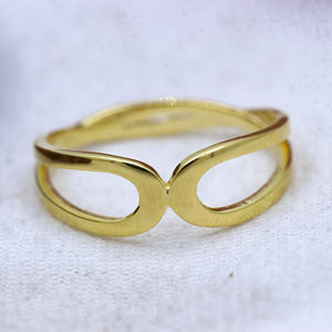 Nueva llegada de diseñador de plata 925 plata esterlina sólida chapada en oro anillos hechos a mano joyería para venta al por mayor - Product Image 1