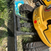 Mini-excavatrice sur chenilles Caterpillar CAT 303.5E d'occasion de 3,5 tonnes pour la construction et l'aménagement paysager