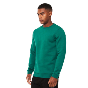 Sudadera con letras personalizadas en relieve sin capucha de manga larga para hombre, sudadera unisex transpirable ODM - Product Image 2