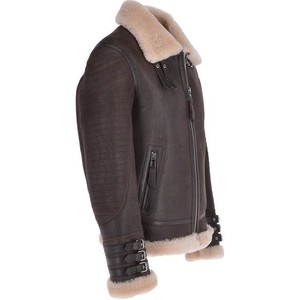 Chaqueta de Invierno de Piel de Oveja Genuina de Primera Calidad para Hombre y Mujer, Transpirable, Ecológica, Estilo Urbano, Cierre de Cremallera, Duradera - Product Image 2
