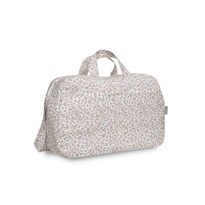 Borsa porta pannolini rosa Flores, borsa portaoggetti funzionale - Product Image 1