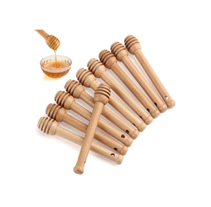 ช้อนไม้ตักน้ำผึ้งทำจากไม้ขนาดเล็กช้อนน้ำผึ้งทำด้วยมือสำหรับอุปกรณ์ในครัวงานตามสั่ง - Product Image 1