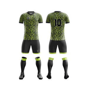 Uniforme de entrenamiento personalizado con impresión por sublimación para hombre, servicio OEM, ropa deportiva de poliéster 100% para uniforme de fútbol de equipo de Club - Product Image 6