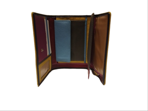 Portefeuille pour femmes en cuir véritable multicolore de haute qualité avec porte-monnaie multi-cartes et billets Nouveau sac à main de voyage tendance - Product Image 4