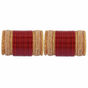 Women Bridal Churiya <b>Sets</b> at Factory Price Wholesale Customized Made Bridal Bangles <b>Set</b> for Wedding Gifts - Product Image 1